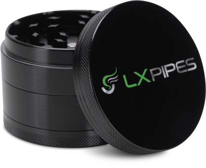 LX Pipes Premium Aluminium Kräutermühle – 63 mm Grinder