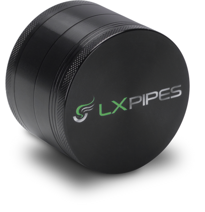 LX Pipes Premium Aluminium Kräutermühle – 63 mm Grinder